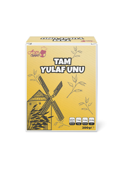 Aşçı Anne Tam Yulaf Unu - 6+ Ay - 200g