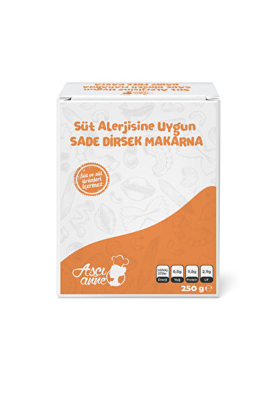 Aşçı Anne Süt Alerjik Sade Dirsek Makarna - 8+ Ay - 250g