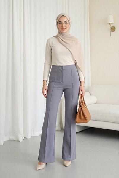HİJABAYA Штани з гудзиками та еластичною талією