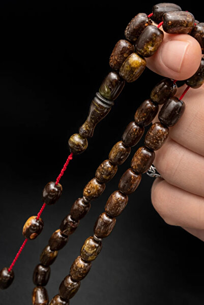 Cemhan Göksal Sıkma Kehribar Tesbih 8x12 mm El İşçiliği Zamana Meydan Okuyan ...