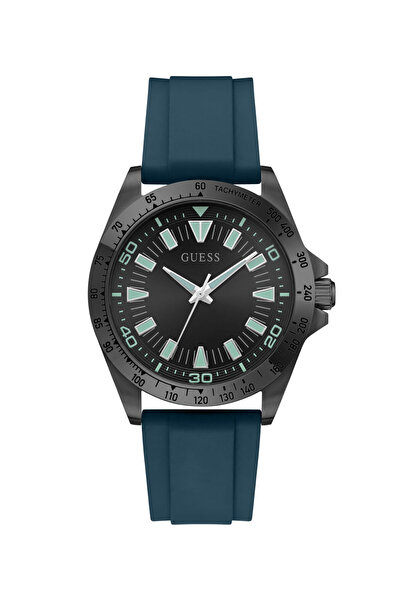 Guess Mens Black/Gunmetal/Grey Round Analog Watch