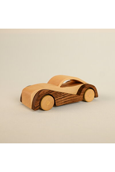 Zyt Tasarım Ahşap Oyuncak Araba Dekor Ahşap Otomobil
