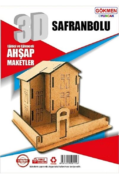 Gökmen Oyuncak Ahşap 3D Maket (3 Boyutlu Maket)