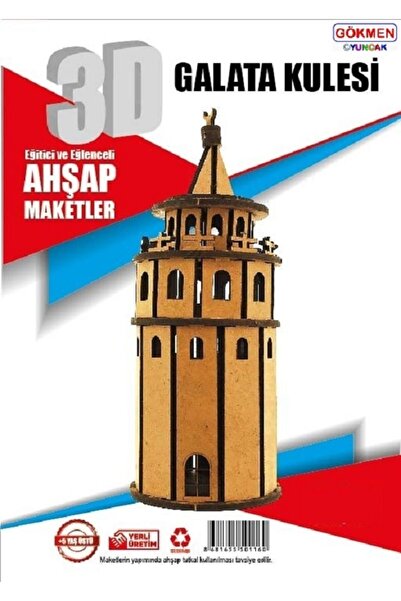 Gökmen Oyuncak Ahşap 3D Maket (3 Boyutlu Maket)
