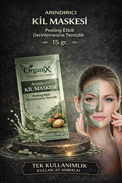Organix Arındırıcı Kil Maskesi | Peeling Effective Kil Mask | Peeling Etkili ...
