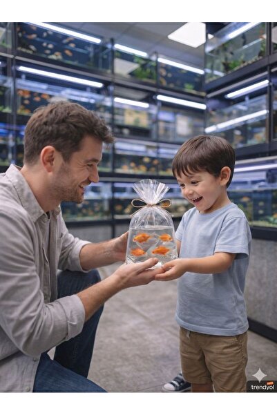 Ateş Plastik Naylon Torba, Şeffaf Poşet Bakkaliye Torbası, Çerez Poşeti 2'lik...