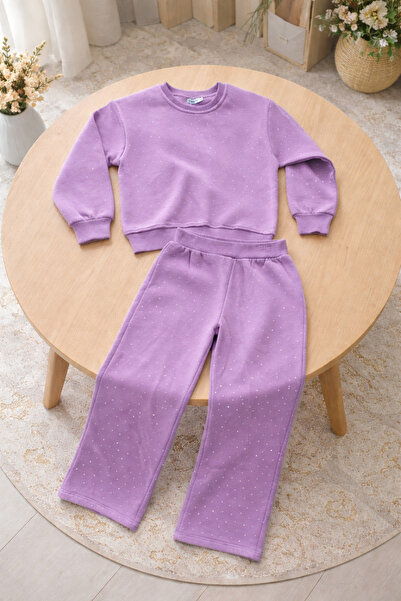 Lumino 3-7 години Комплект от 3 части за момичета, състоящ се от суитшърт и п...