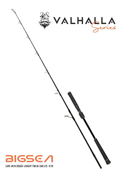 Fujin Valhalla Bigsea 178cm 250gr Speed Jig Live Bait Kamışı