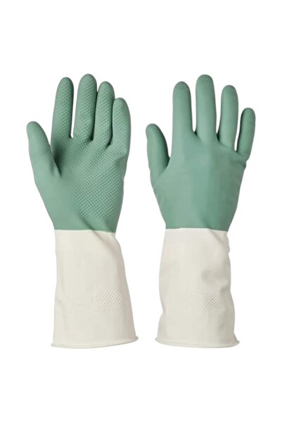 WDA Fashion Household Rubber Gloves, Model 8015, Green