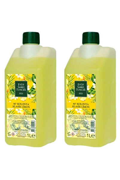 Eyüp Sabri Tuncer Litrelik Bidon Limon Kolonyası 1000ml X 2 Adet /