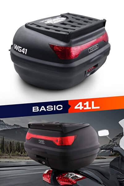 WG41 BASİC ARKA ÇANTA 41 LİTRE (SİYAH) + KARBON DİZLİK HEDİYE