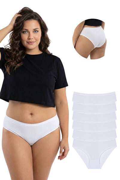 Newlilla 1008 Jacquard Elastic Bato Women's Pack of 6 Panties