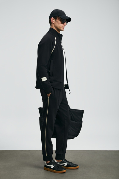 Lufian Top de trening Charms negru