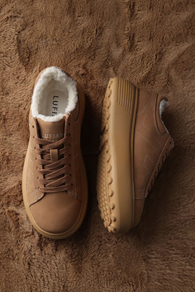 Lufian Zenya Kadın Sneaker Ayakkabı Deve Tüyü