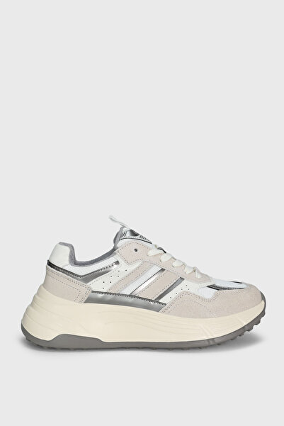 Lufian 122230033 Pantofi unisex din piele Martına ALBI