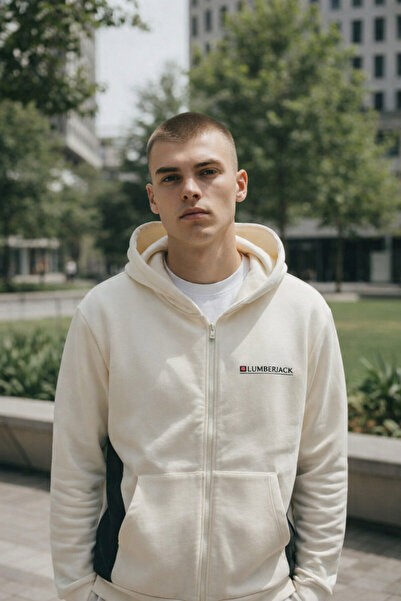 lumberjack Kapüşonlu Fermuarlı Eşofman Üstü Erkek EŞOFMAN ÜSTÜ 3W 18TY604 3PR