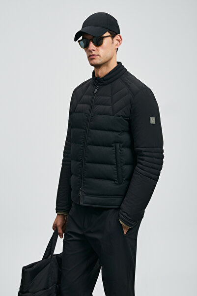 Lufian Ralf Goose down Men's Coat Black