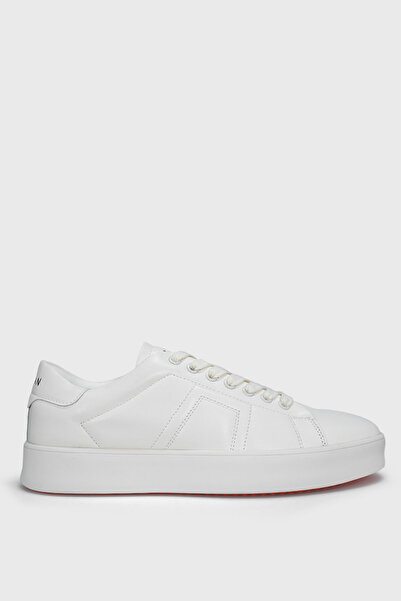 Lufian Zeus Men's Leather Sneakers Shoes White