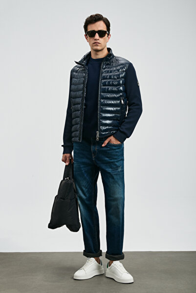 Lufian Anatol Spor Jean Erkek Pantolon Straight Fit Mavi