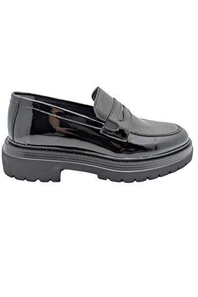 ÇİĞDEM KUNDURA Rego - 1552-1 | Erkek Hakiki Rugan Deri Yüksek Taban Bağcıksız...