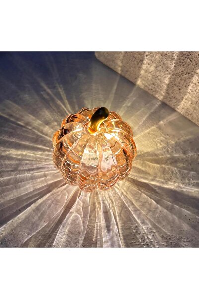 PEKİBU LED IŞIKLI CAM KABAK DEKOR SOMON