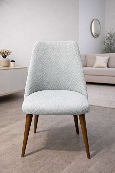 ABEX Mutfak Sandalye Kılıfı-Büyük Oval Likrali Tam Saran Yıkanabilir Lastikli...