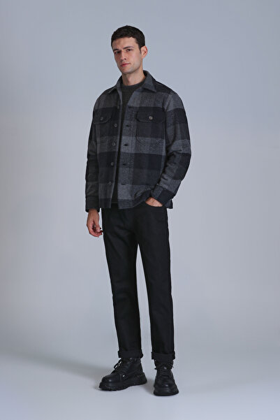 Lufian Anton Smart Jean Erkek Pantolon Slim Fit Siyah