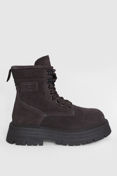 Lufian Dámske hnedé kožené čižmy Ember