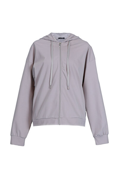 Lufian Brera Kadın Örme Sweatshırt Stone