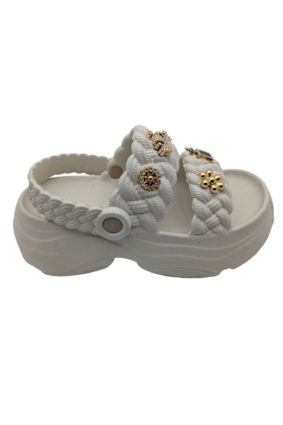 ÇİĞDEM KUNDURA FloraFlex | Kadın Eva Lastik Sandalet