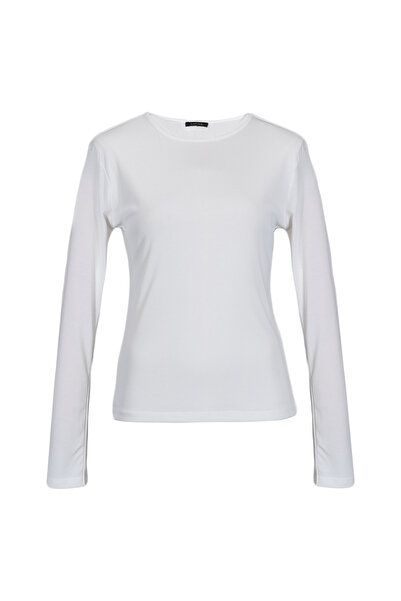 Lufian Tricou de damă Vichio de culoare ecru