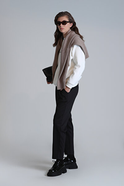 Lufian Pantaloni de damă Black Lor