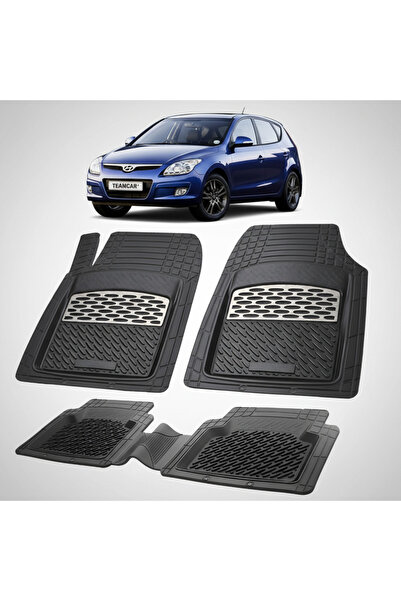 TEAMCAR Covorașe auto Hyundai i30 I (2007-2012) - Tip tavă din cauciuc - Argi...