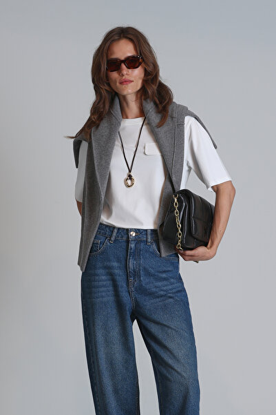 Lufian Tricou pentru damă Veronica Ecru - Regular Fit