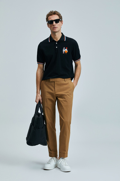 Lufian Luta Smart Men's Chino Pants Comfort Fit Camel Hair