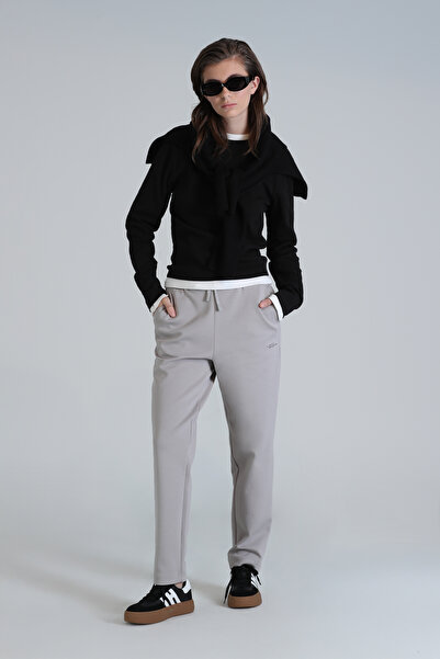 Lufian Amber Knitted Women's Sweatpants Beige