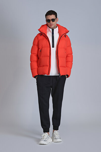 Lufian Tommy Goose Down Men's Coat Orange