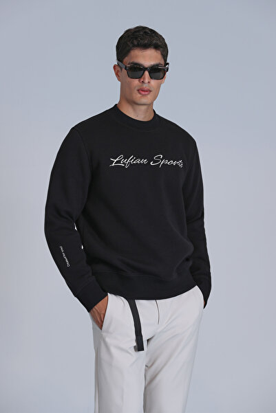 Lufian Loved Erkek Sweatshirt Siyah