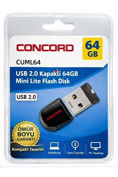 Concord ذاكرة فلاش يو اس بي ميني لايت بسعة 64 جيجابايت