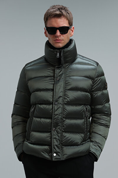 Lufian Pánský kabát Dante Goose Feather Zelený