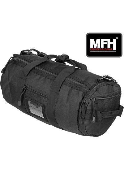 MFH Geanta Umar Operation Bag Cilindrica 12 Litri MOLLE Negru Tactica Militar...