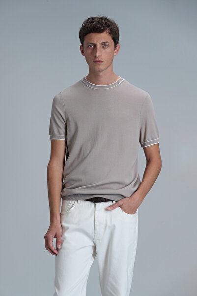 Lufian Pulover pentru bărbați Steve Beige