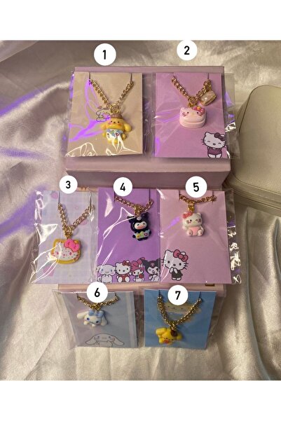 SANRIO Sanrıo karakterli kolye çeşitleri 1 ADETTİR , model seçilebilir