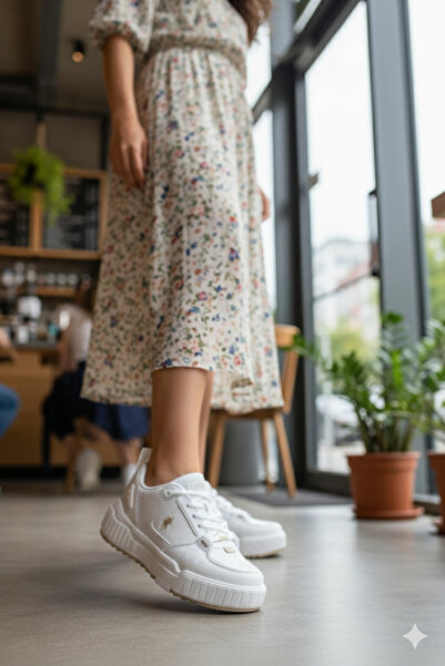 U.S. Polo Assn. POLO ASSN original din SUA. Tenis de culoare albă