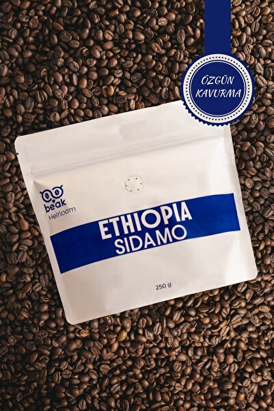 Ethıopıa Sidamo Heirloom Çekirdek Kahve 250 GR , %100 Arabica