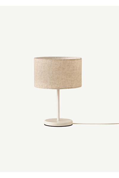 Bella Maison Mood lampshade with cylinder head in marled white (25x15x36 cm)