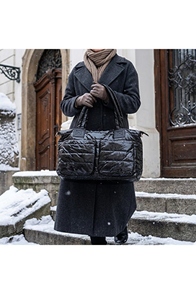 Moda Lime Geantă de parașută cu buzunar mare pentru femei Geantă de damă stră...