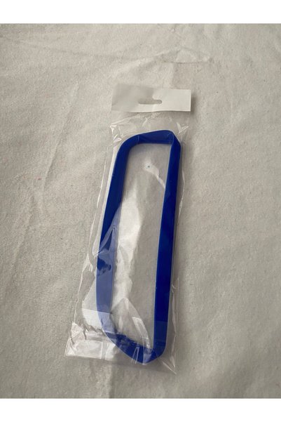 labaxe Rearview Mirror Protective Frame - Decorative Silicone Mirror Cover for Car Interior - Blue -