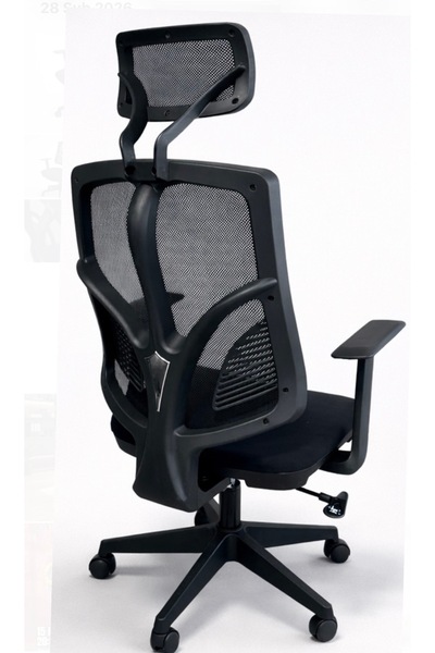 ChairLife NEXT / Siyah Başlıklı Ofis,Ev,Genç Odası, Çalışma Koltuğu,Sabit Kollu