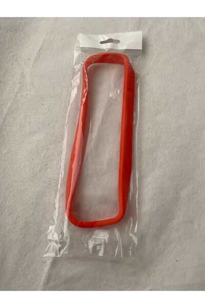labaxe Rearview Mirror Protective Frame - Decorative Silicone Mirror Cover for Car Interior - Orange -